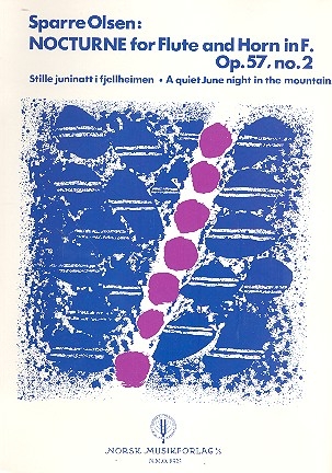 Nocturne op.57,2 for flute and horn in F score