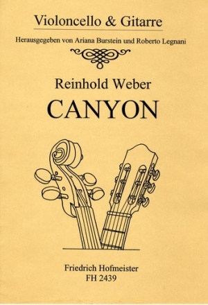 Canyon für Violoncello und Gitarre Partitur und Stimme