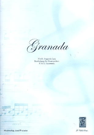 Granada f�r Gitarrenchor Partitur Kopie