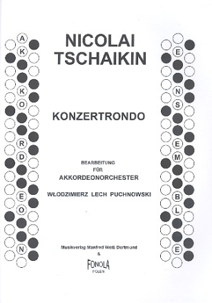 Konzertrondo fr Akkordeonorchester Partitur und Stimmensatz (Ensemblesatz)