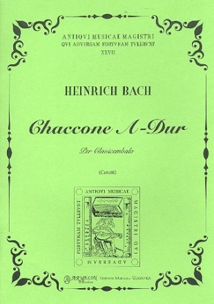 Chaccone A-Dur per clavicembalo