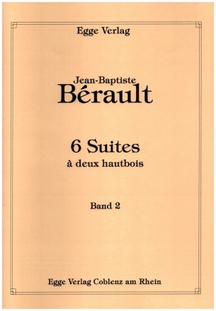 6 Suites vol.2 (no.4-6) pour 2 hautbois partition