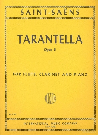 Tarantella op.6 for flute, clarinet and piano parts