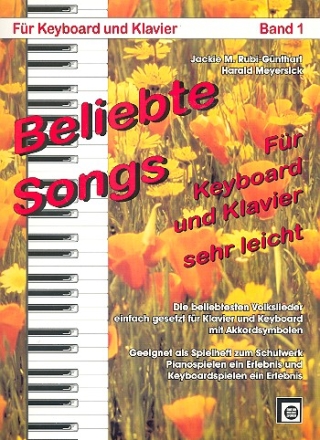 Beliebte Songs Band 1 fr Keyboard / Klavier sehr leicht