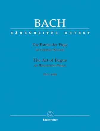 Die Kunst der Fuge BWV1080 fr Cembalo (Klavier) mit separater Spielpartitur fr 2. Cembalo