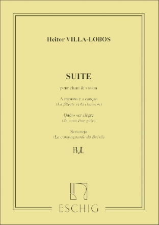 Suite pour chant et violon