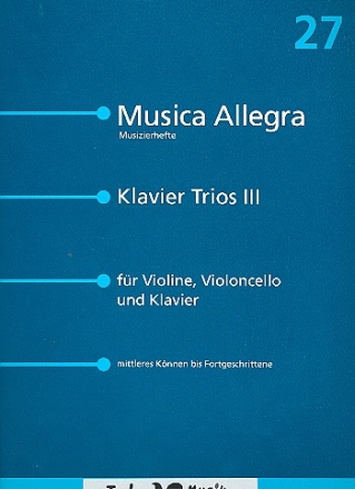 Klaviertrios Band 3