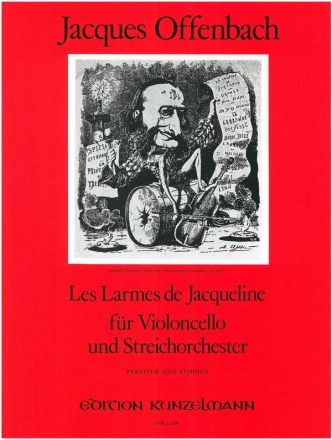 Les larmes de Jacqueline fr Violoncello und Streichorchester Partitur und Stimmen