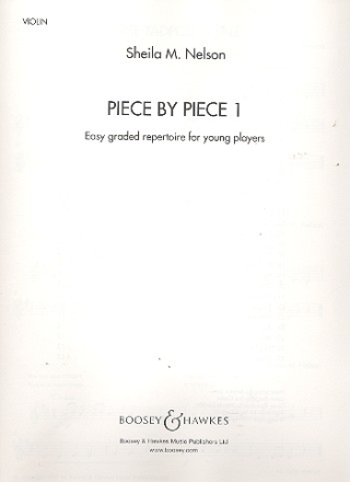 Piece by Piece Vol. 1 fr Violine und Klavier Einzelstimme