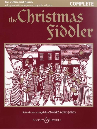 The Christmas Fiddler for violin and piano (violin 2, easy violin and guitar ad lib) score and part (complete edition)