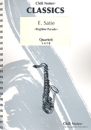 Ragtime Parade fr 4 Saxophone (SATB) Partitur und Stimmen