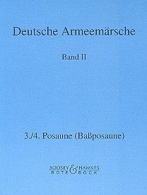 Deutsche Armeemrsche Band 2 Posaune 3/4 (Baposaune)