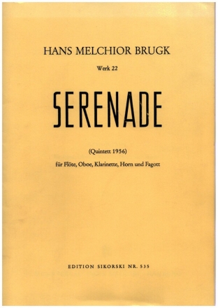 Serenade op.22 fr Flte, Oboe, Klarinette, Horn und Fagott 5 Stimmen