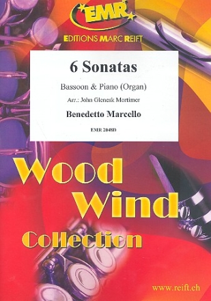 6 Sonatas for bassoon and piano (organ)