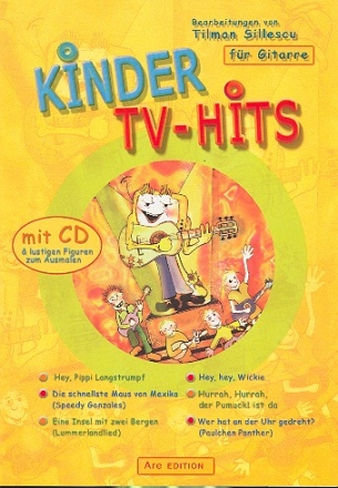 Kinder-TV-Hits (+CD) fr Gitarre (mit Lehrerbegleitstimme)