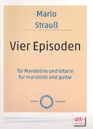 4 Episoden fr Mandoline und Gitarre Spielpartitur