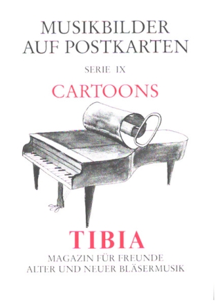 Musikbilder auf Postkarten  Serie 9 Cartoons