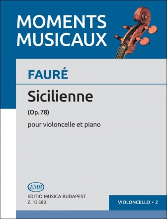 Sicilienne op.78 pour violoncelle et piano