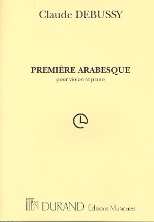 Arabesque no.1 pour violon et piano