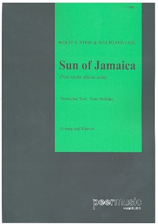 Sun of Jamaica: Einzelausgabe Gesang und Klavier (dt/en)