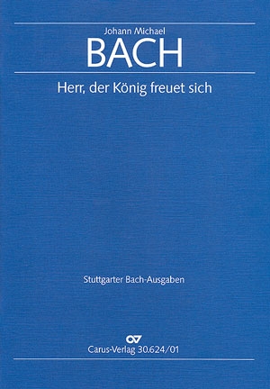 Herr, der Knig freuet sich  fr gem Chor (SSATB), Streicher (Blser) und Bc Partitur