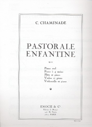 Pastorale enfantine op.12 pour violon (flte) et piano