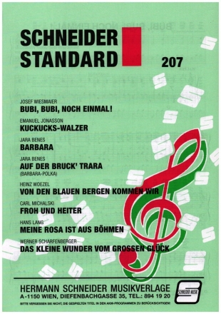 Schneider Standard Band 207 fr Gesang und Klavier