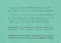 Jagdmusik aus dem Sauerland fr Frst-Pless- und Parforcehoerner in B Ventil- und Naturplesshornstimmen