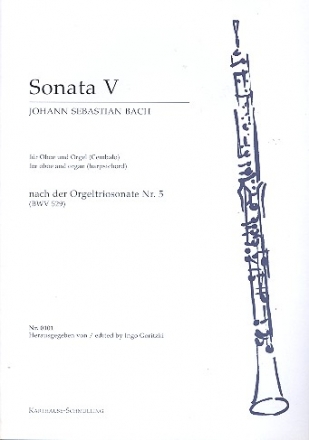 Sonate Nr.5 fr Oboe und Orgel (Cembalo), nach der Orgeltriosonate Nr.5 BWV529