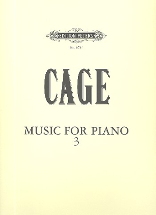 Music for Piano 3 for piano solo