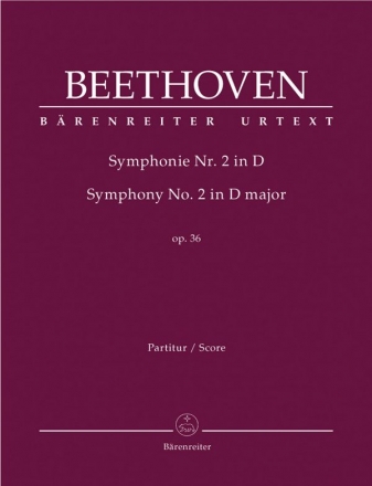 Sinfonie D-Dur Nr.2 op.36 fr Orchester Partitur