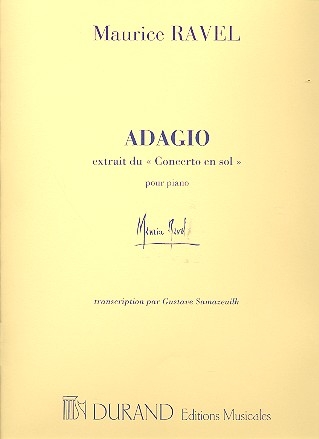 Adagio du concerto sol majeur pour piano
