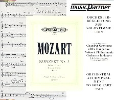 Konzert Es-Dur Nr.3 KV447 fr Horn und Orchester CD mit der Orchesterbegleitung zur Solostimme