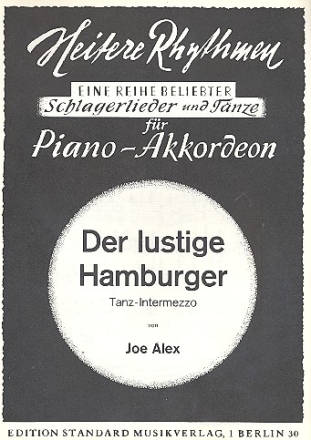 Der lustige Hamburger fr Akkordeon