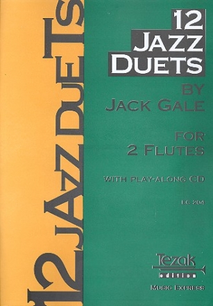 12 Jazz Duets (+CD) for 2 flutes