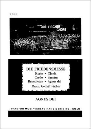 Die Friedensmesse fr Mnnerchor a cappella Partitur