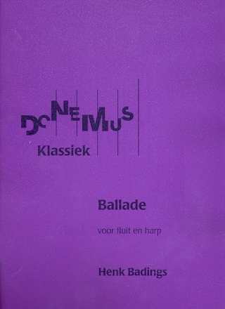 Ballade for flute and harp score and part