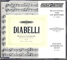 Melodische bungsstcke op.149 CD mit der Begleitung zum Solopart (primo)