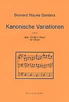 Kanonische Variationen ber O Filii et Filiae fr Orgel