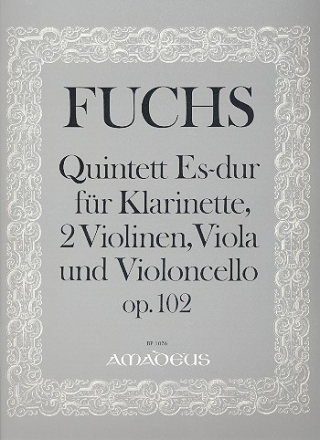 Quintett Es-Dur op.102 fr Klarinette und Streichquartett Stimmen