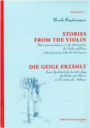Die Geige erzhlt Band 1 fr Violine und Klavier