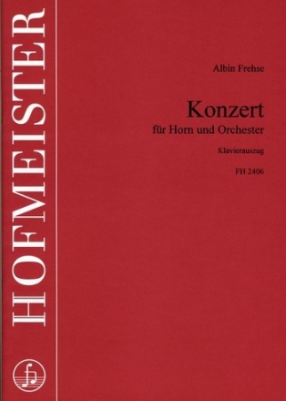 Konzert f-Moll fr Horn und Orchester fr Horn und Klavier