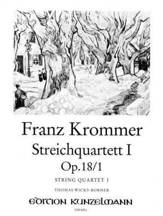 Streichquartett op.18/1  Stimmen