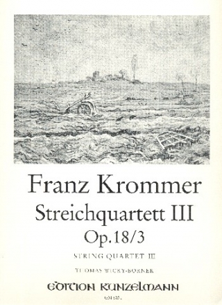 Streichquartett op.18/3  Stimmen