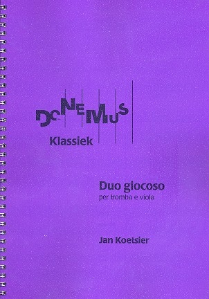 Duo giocoso op.69 per tromba e viola score