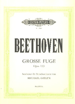 Groe Fuge op.133 fr Streichorchester Partitur