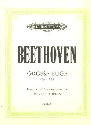 Groe Fuge op.133 fr Streichorchester Partitur