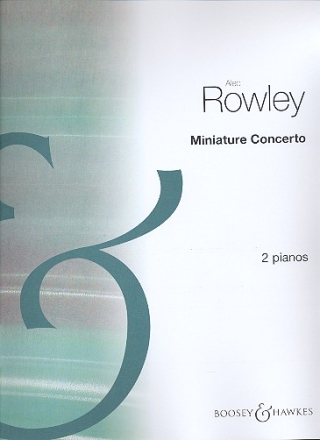 Miniature Concerto for Piano and Orchestera 2 pianos (2 Ex. erforderlich)