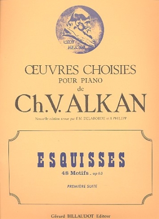 Esquisses 48 motifs op.63 vol.1 (Nos.1-12) pour piano