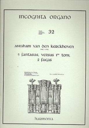5 Fantasias versus Primi Toni und 2 Fugas fr Orgel